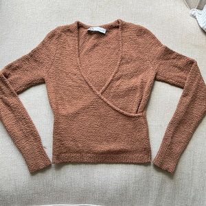 Zara teddy sweater
